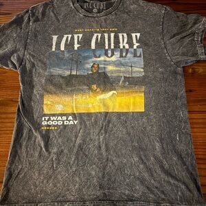 Men's Black Ice Cube Graphic Jeans Tee